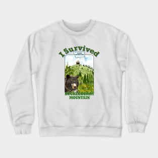 I Survived Huckleberry Mountain, Montana Crewneck Sweatshirt